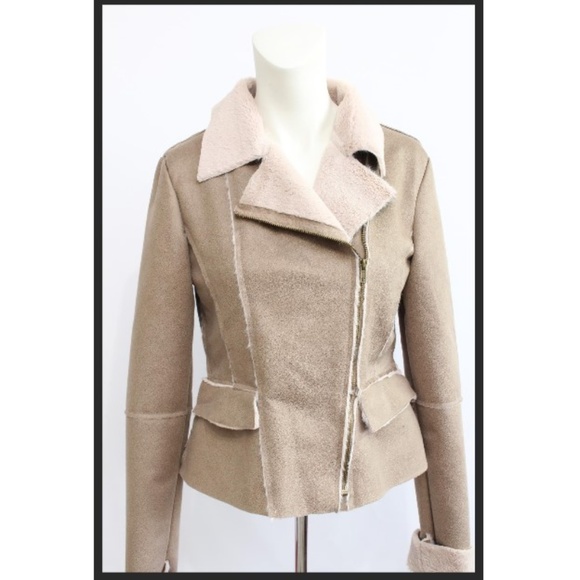 Urban Outfitters Jackets & Blazers - Silvergate faux leather fleece lined Motorcycle